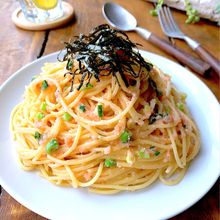 あえるだけで簡単おいしい♡和風たらこスパゲティ