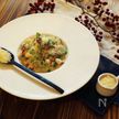 七草とタコのリゾット