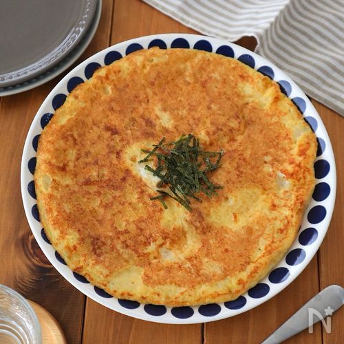 混ぜて焼くだけ！カリふわ長芋チーズ焼き