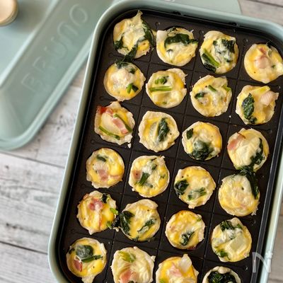 たこ焼き器で簡単☆ひとくちキッシュ