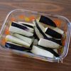 レンジで。なすの煮びたし風の工程2