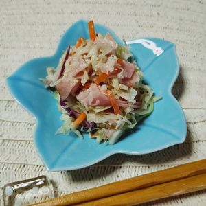 M＊Pの作ってみた!投稿(塩麹で旨味UP♡ハム入りコールスローサラダ)