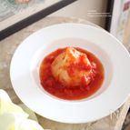 新玉ねぎのトマト煮