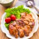 【タコ糸不使用！鶏ももチャーシュー】焼き色つけて煮込むのみ♫