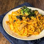【味噌キムチ焼きそば】ワンパンでガッツリ満足！