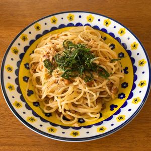 みわの作ってみた!投稿(とろっと旨みが絡む！ツナとなめこの和風アーリオオーリオパスタ)