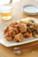 鶏とまいたけの米粉から揚げ