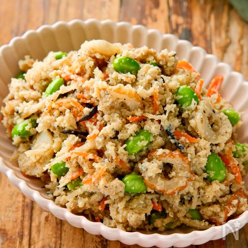 【干し椎茸を使わない卯の花】ほっこり美味しい作り置き惣菜