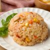 作業5分 炊飯器で一発☀️《辛くない!カレー風味ピラフ》