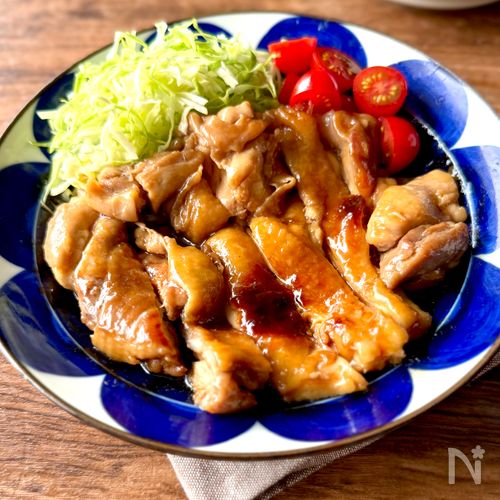 レンジで7分!お皿1枚で完結【やわらか照り焼きチキン】