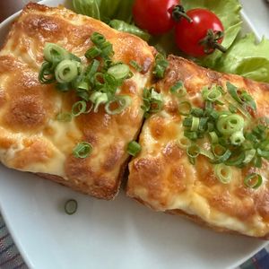 コタの作ってみた!投稿(絹厚揚げのキムチマヨチーズ焼き)
