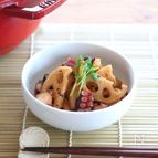 タコとレンコンのピリ辛煮