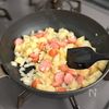 春のスペイン風オムレツの工程3