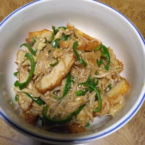 ももの作ってみた!投稿(【さつま揚げの甘辛炒め】ごはんがすすむあと一品！)