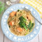 ゆでずに簡単すぎる!?ワンパン菜の花とサーモンのパスタ