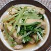 よっこの作ってみた!投稿(レンジで作る【水菜と揚げのおひたし】)