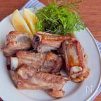 りんごでさわやか焼きスペアリブ