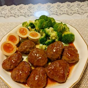 テラテラの作ってみた!投稿(【照り焼きハンバーグ】ふっくらジューシー♡)