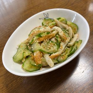 MYHRの作ってみた!投稿(ビールのおつまみに♡きゅうりとちくわのピリ辛ごま和え)