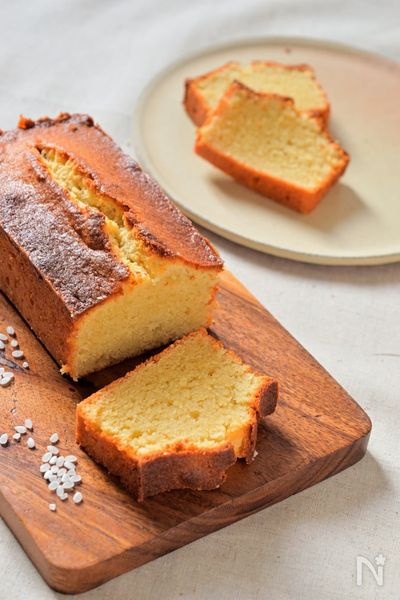 究極のしっとり感 甘酒入りのプレーンパウンドケーキ By Eri レシピサイト Nadia ナディア プロの料理家のおいしいレシピ
