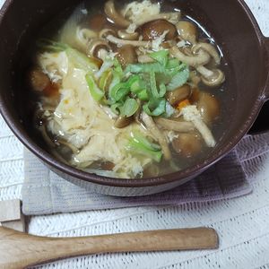 M＊Pの作ってみた!投稿(なめこの酸辣湯(サンラータン))