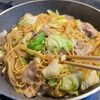 キャベツと玉ねぎの豚生姜焼きパスタの工程7