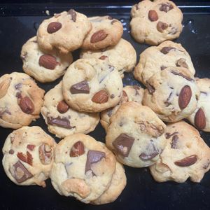 もちもちもっちの作ってみた!投稿(【チョコナッツざくざくクッキー】型要らず♡不揃いが可愛い！！)