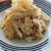 長ネギと油揚げの簡単おつまみ