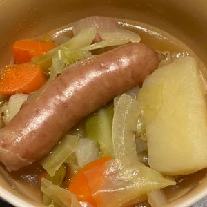 すみれの作ってみた!投稿(ほっこり温まる♡ごろごろ野菜の旨味たっぷりポトフ)