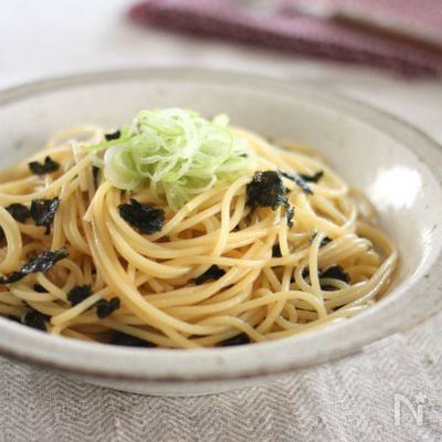 和えるだけの簡単和パスタ♪海苔しょうゆ