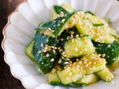 さっぱり ごまきゅうり 作り置き 包丁不要 ポリ袋 By ｙｕｕ レシピサイト Nadia ナディア プロの料理家のおいしいレシピ