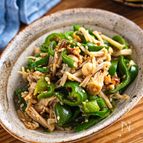 えのきとピーマンのおかか和え【レンチンでぱぱっと！簡単副菜】