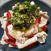 楽ラク手抜キッチン🐶🐾の作ってみた!投稿(焼肉のたれで!万能ニラだれ豚しゃぶサラダ)