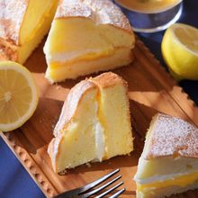 さっぱり!米粉の【レモンヴィクトリアケーキ】