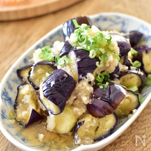 ［冷やして食べたい！ナスのおろし和え］レンジで簡単♪