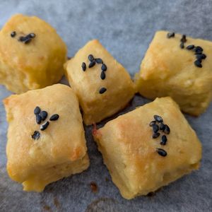 はなの作ってみた!投稿(トースターで簡単!ひとくちスイートポテト)