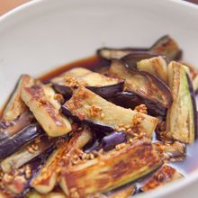よだれ鶏のタレで！中華風なすの焼き浸し