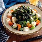 ソフトケールとレタスの中華サラダ。