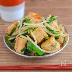節約食材で作る！厚揚げともやしのオイスターソース炒め