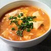 メイプルの作ってみた!投稿(鍋ひとつでできる♪かき玉キムチあんかけ豆腐)