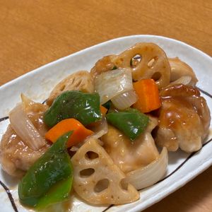 yukaの作ってみた!投稿(【鶏むね肉とレンコンの酢鶏】)
