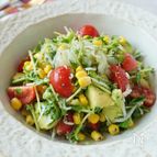 まるでパスタ！【ヘルシーアボカド白滝サラダ】