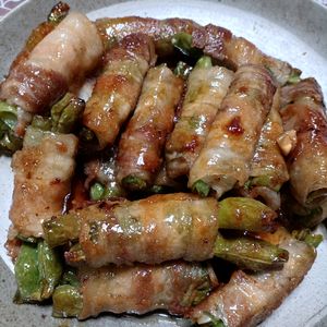 パーフェクトセルの作ってみた!投稿(いんげんの豚バラ肉巻き・甘辛だれ（お弁当のおかず）)
