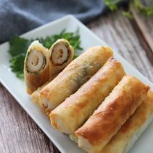 子供も喜ぶおつまみ♡ツナマヨインちくわの大葉チーズ春巻き