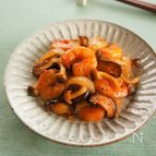 えびときのこのケチャぽん炒め