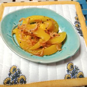 M＊Pの作ってみた!投稿(お弁当の彩りに♪パプリカの桜えび炒め)