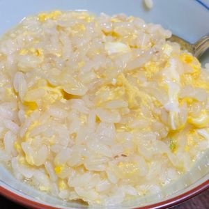 1465412料理経験3年生の作ってみた!投稿(ふわとろ中華風たまご雑炊!5分で簡単・美味しい♪)