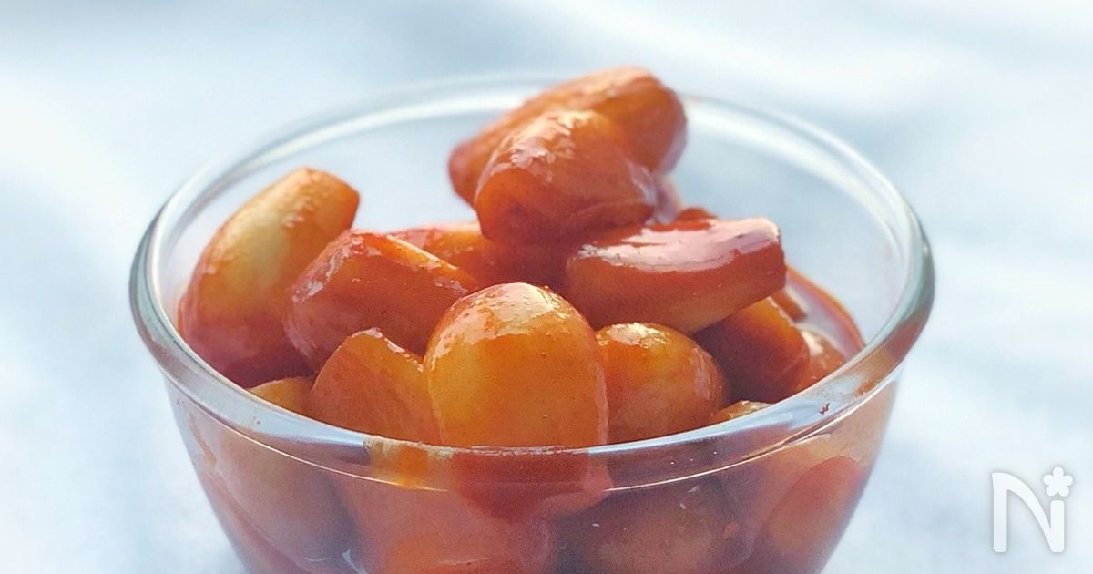 らっきょうのコチュジャン漬け By 松山絵美 レシピサイト Nadia ナディア プロの料理家のおいしいレシピ