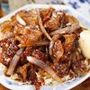 行列の定食屋さんの🍚ぶっ濃い⭐豚バラトンテキソース炒め🤩の工程5