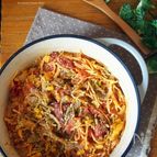 トマトたっぷり パスタリゾット